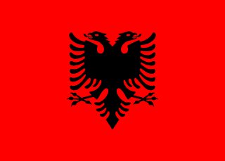Drapeau — chaînes Albanie
