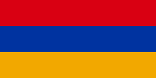 Drapeau — chaînes Arménie