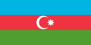 Drapeau — chaînes Azerbaïdjan