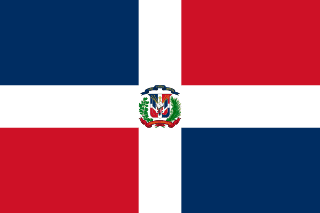 Drapeau — chaînes République dominicaine