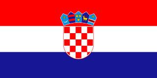 Drapeau — chaînes Croatie