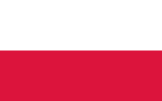 Drapeau — chaînes Pologne