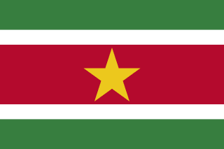 Drapeau — chaînes Suriname